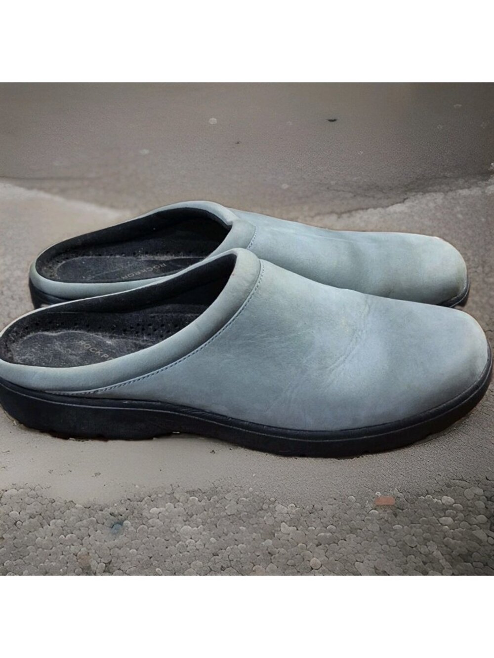 Rockport  Cushioned Slip On Mules Casual Shoes Women's Size 10